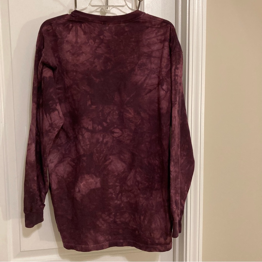 The Mountain Purple Tie Dye Horse Dreamcatcher Long Sleeve T-shirt - Picture 3 of 5
